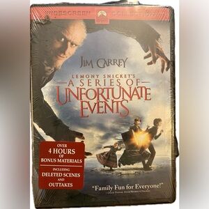 Lemony Snicket's A Series of Unfortunate Events - DVD - NWT